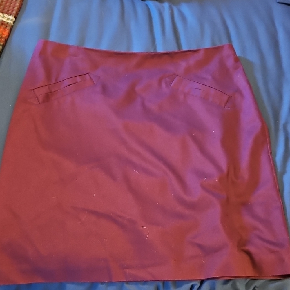 Elegant Eggplant Worthington Skirt Womens Size 12
